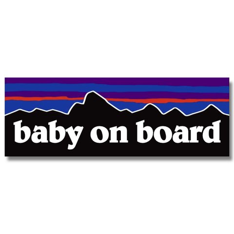 P【ベビーオンボード/baby on board】マグネットステッカー