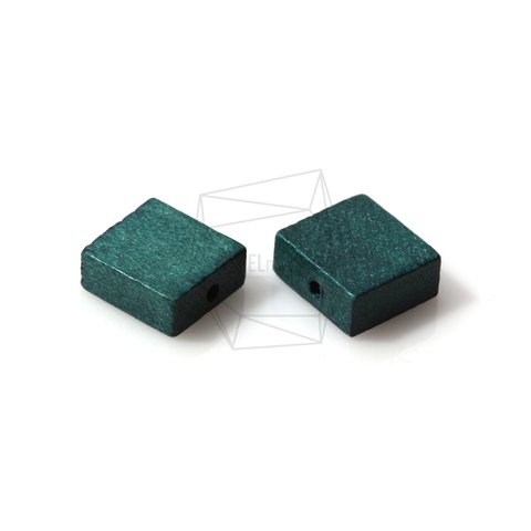 BSC-265-G【5個入り】スクエアウッドビーズ,Square Wooden Beads /10mm x 10mm