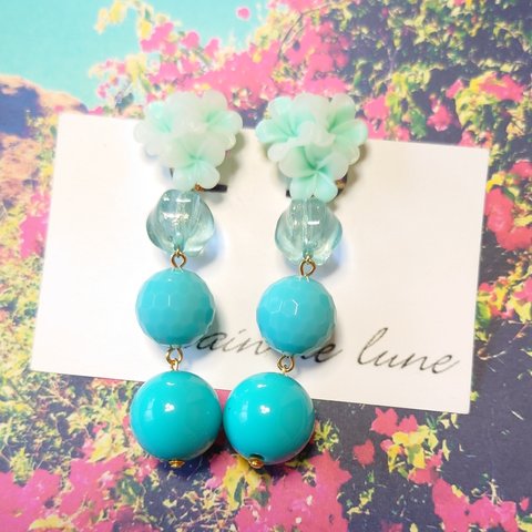 (イヤリング)🌴Hawaiian Bonbons🌊 シークレット ラグーン K698-20E