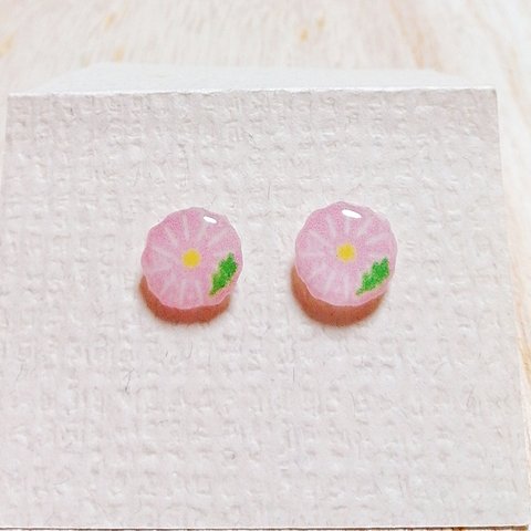 No.1291  和菓子のピアス☆