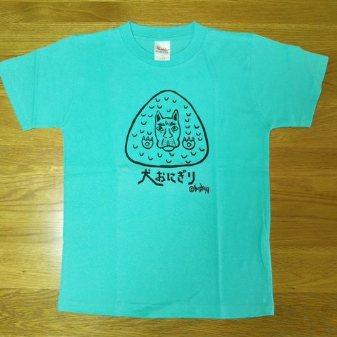 【140cm】「犬おにぎり」Tシャツ