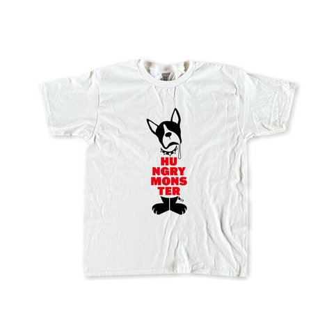 S/S Tee -LOGO Dog [Boston Terrier] White 