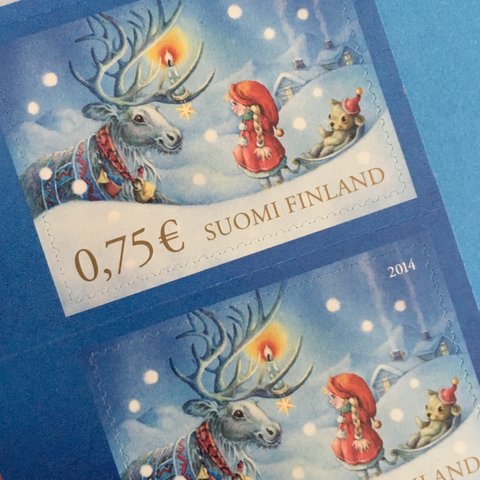 ちいさなartmuseum　　FINLAND　stamp 　