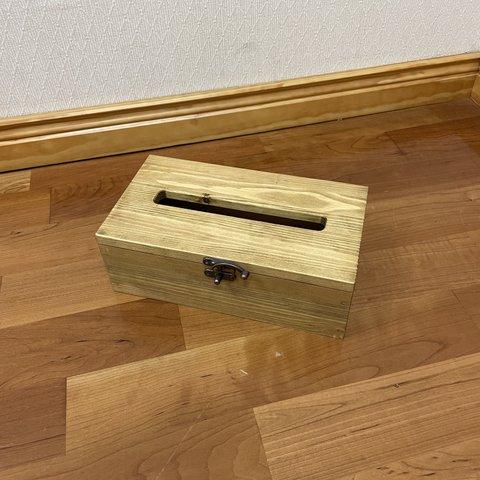 木製ティッシュケース（送料無料）ビニール式専用