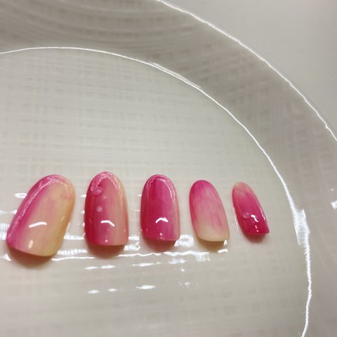 ピーチネイル🍑💅🏻