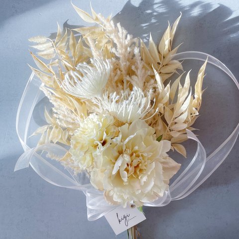 ｎｅｗ【peony dahlia natural bouquet】ピオニー ダリア ナチュラル ブーケ スワッグ 花束