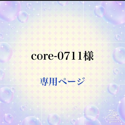 CORE-0711様専用ページ