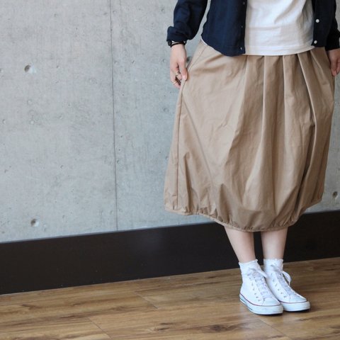 balloon skirt ／ sand beige ▷