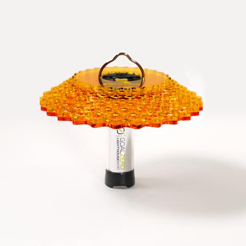 GERBERA LANTERN SHADE DOUBLE - ORANGE / YELLOW for Goal Zero