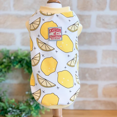 犬服　ジューシーレモン🍋タンクトップ