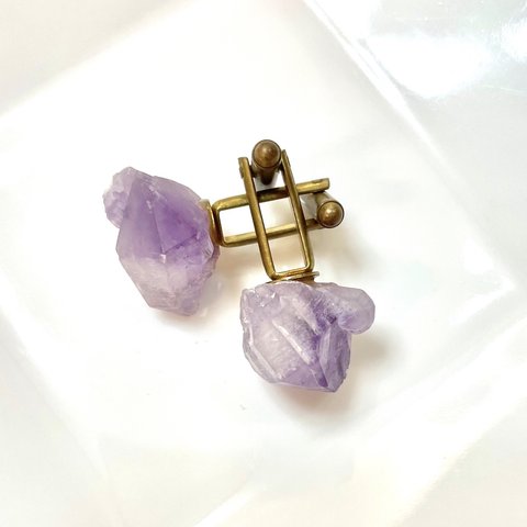 カフスボタン・アメシスト Cufflinks• Amethyst