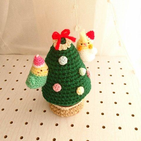 【受注制作】インコサンタのクリスマスツリー