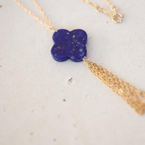 14KGF lapis lazuli　necklace[kgf5206]