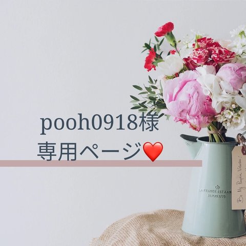 pooh0918様専用ページ⸜🌷︎⸝‍