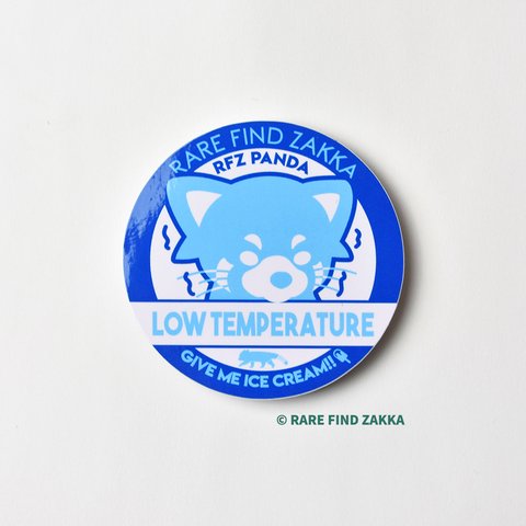 RARE FIND ZAKKA -ORIGINALS- ステッカーコレクション「LOW TEMPERATURE」防水・耐光・再剥離粘着タイプ