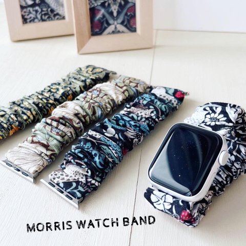 Morris AppleWatch band   ウィリアムモリス　アップルウォッチくしゅくしゅバンド　