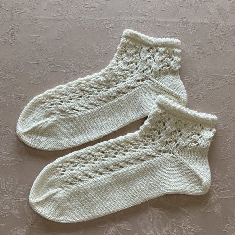 opal毛糸ソックス🧦cotton混紡🧶送料無料＊Mサイズ