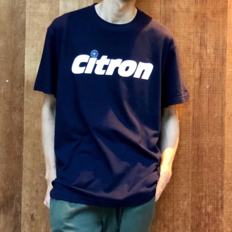 シトロンおしゃれロゴTシャツ ユニセックス ネイビー 残りM1枚