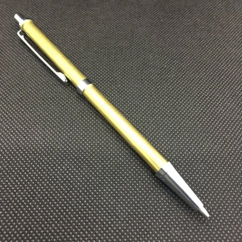 シャープペン 0.5mm 2段式 クローム(銀色) ビーズステッチ ビーズ織 副資材 ハンドメイド