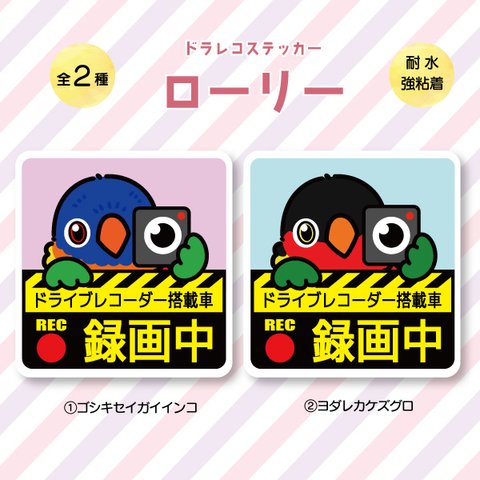 ドラレコステッカー｜ローリー