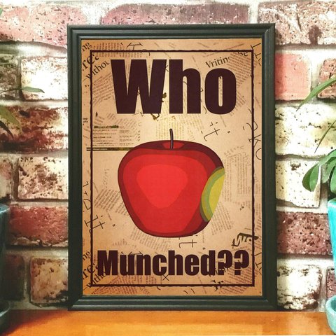 ポスター【Who munched？】