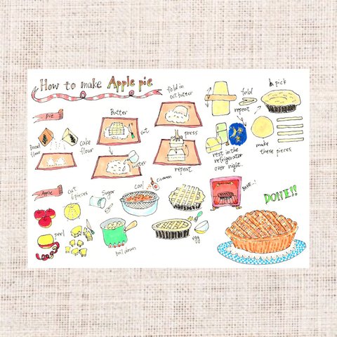 アップルパイの作り方 -How to make Apple pie -