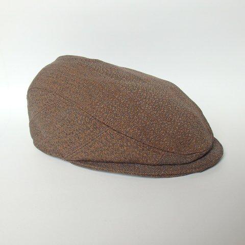 帯ハンチング帽　Hunting hat with reused obi