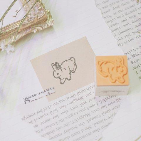 No.4 うさぎスタンプ/Rabbit stamp