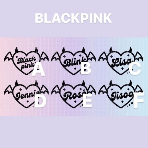 BLACKPINK  ♡ ステッカー  ♡韓国アイドル♡ ペンライト