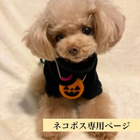 【再販】犬 ハロウィン カボチャ 首飾り[小サイズ]⚠️ネコポス