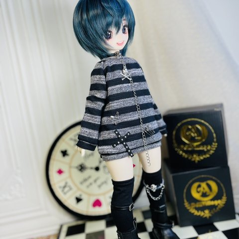 ドール服 4点セットパーカー1/4サイズドール衣装bjd1/4