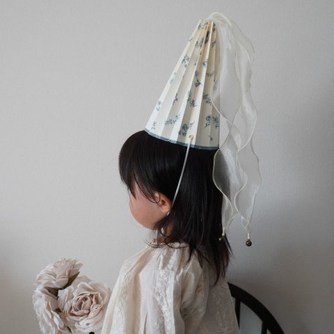 Blue Garden Party hat（Free size)