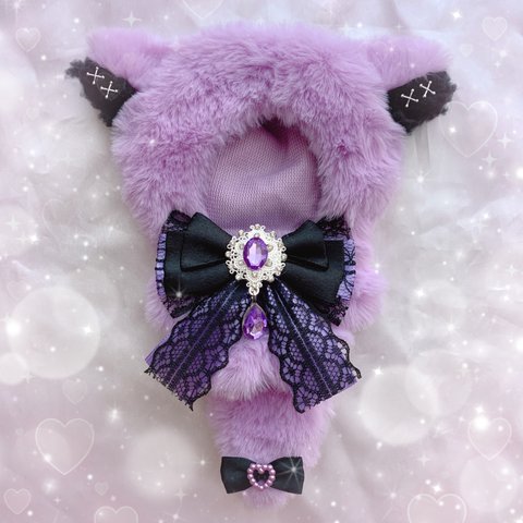 blackpurple  Wolfฅ^˶•̀д•́˶^ฅ  ぬい服♡