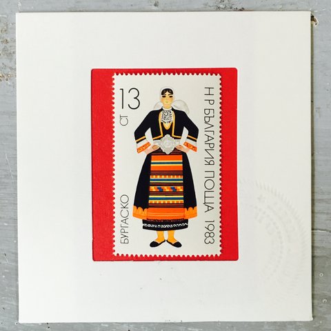 ちいさなartmuseum BULGARIA　stamp　