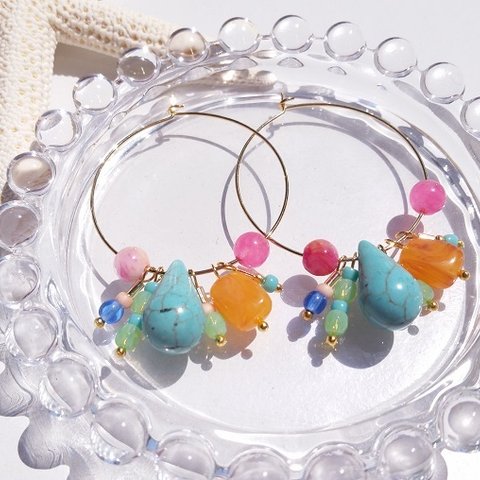 vitamin collar♡フープピアス