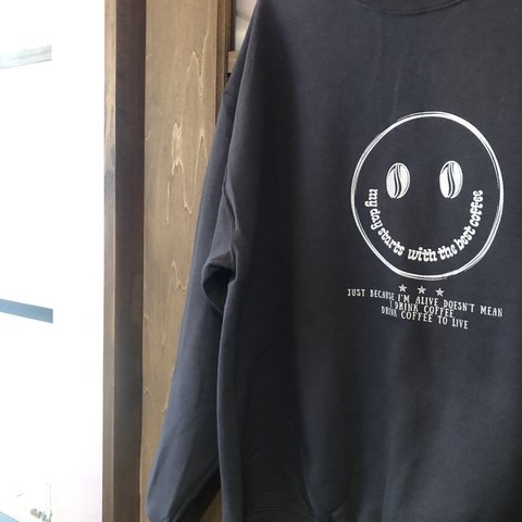 SMILE with COFFEE - sweat / unisex