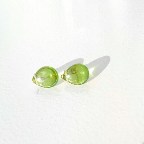 glass×drop×OLIVE:ノンホールピアス