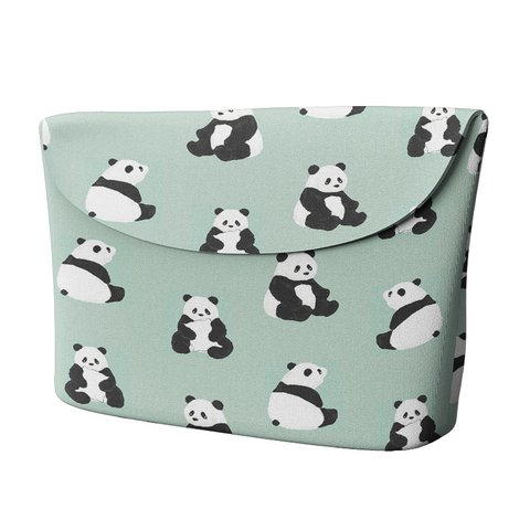Panda パンダ クラッチバッグ パンダ柄 化粧ポーチ かわいい 中国のパンダ化粧品収納袋
