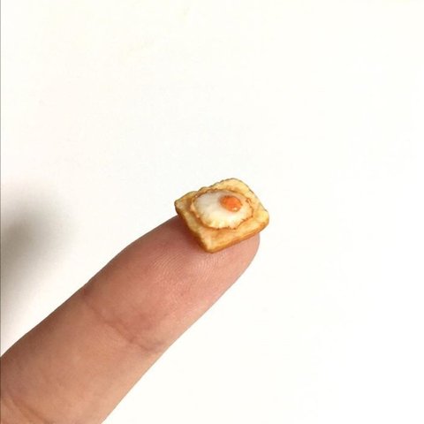 目玉焼きトースト ミニチュアフード