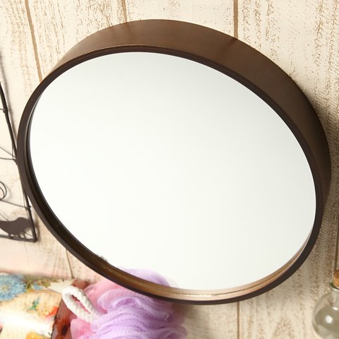 KATOMOKU Plywood mirror 鏡  km-48LB ブラウン