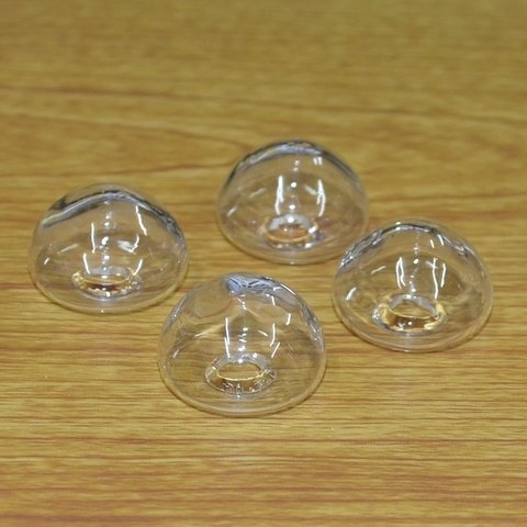 【値下げ】高品質　ガラスドーム 4個【半円型】pt-150930-7　