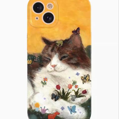 【かわいい猫】  iPhone スマホケース携帯ケース*15promax*iphone14*iphone13*iphone12*iphone11 送料無料