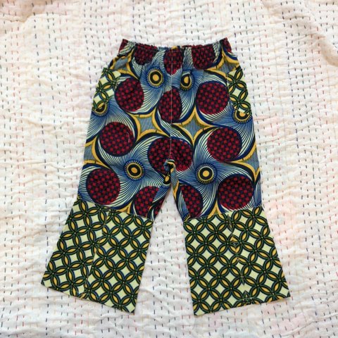 SALE! african print bell-bottom 