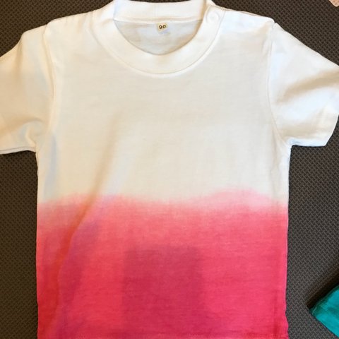 手染め ベビーTシャツ（90）