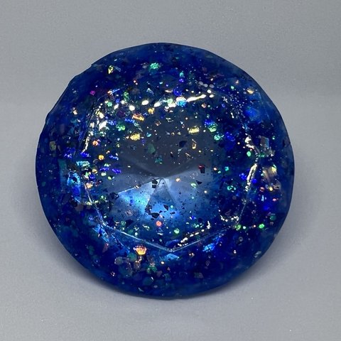 ジュエリー型　レジンシリコン　宝石　水晶　ブルー
