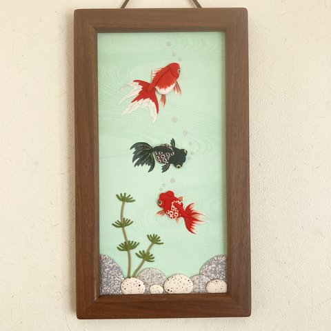 入れ替え用押し絵「金魚1」