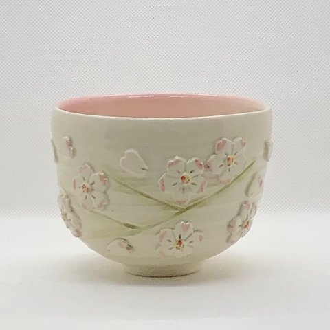 桜咲く🌸抹茶茶碗①