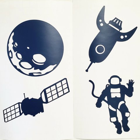 ステッカー ☆宇宙飛行士 ☆