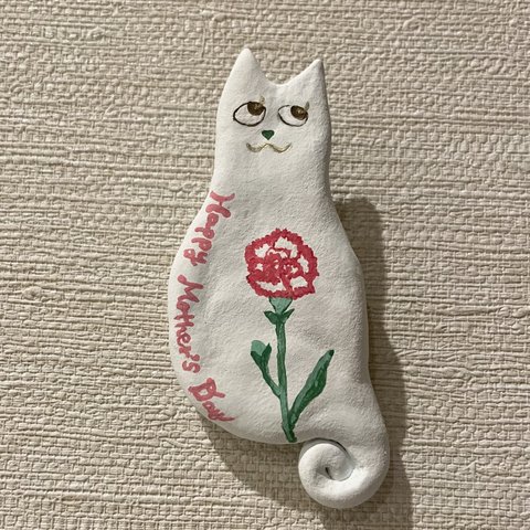 ねこの壁掛け（母の日）【受注生産】