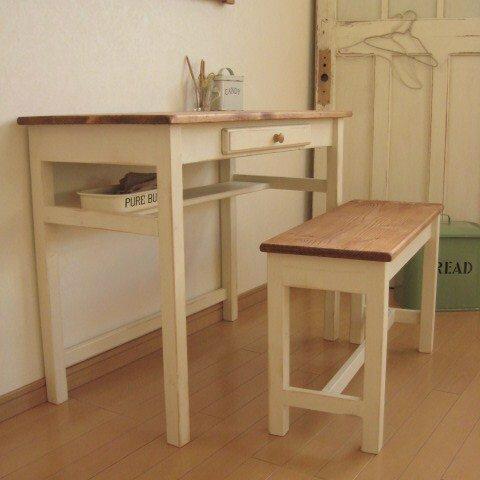 GW限定【 送料無料 】5/6  pm11:59 まで drawer DESK ＆ BENCH / 学習机 デスク ミシン